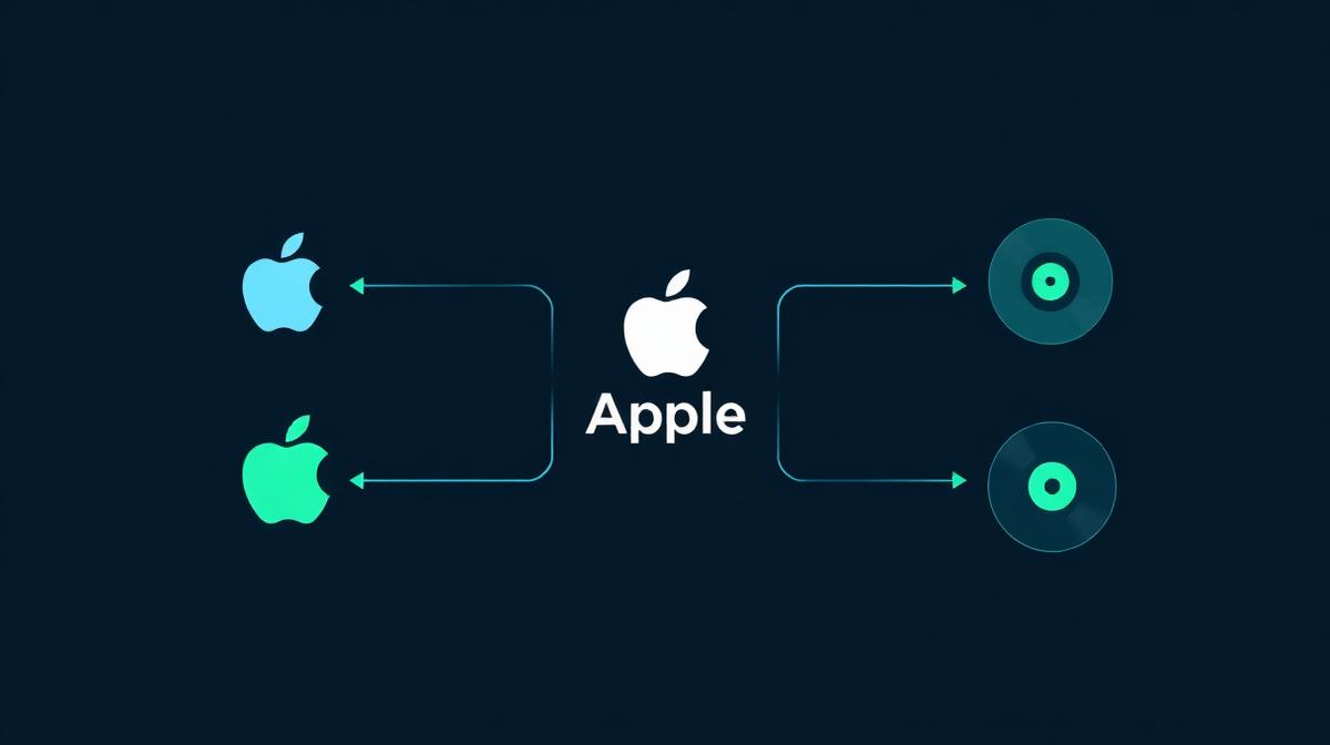 Entity disambiguation eksempel med Apple